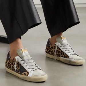 Golden Goose cheetah sneakers size 39